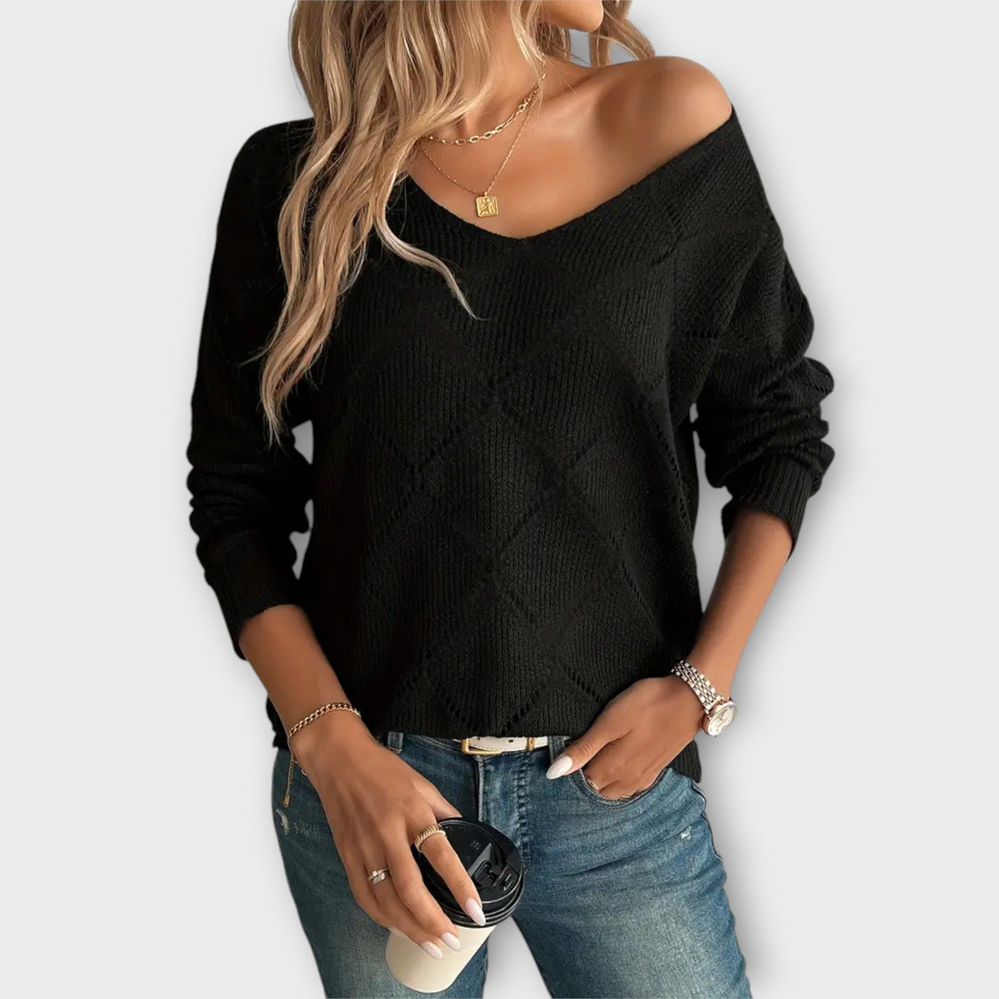 Bella™ - Blød sweatshirt til hverdagen