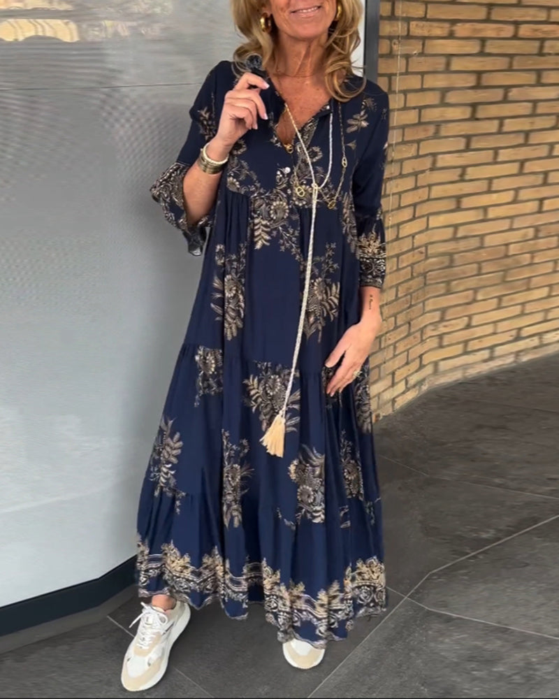 Leonore™– Løs Maxi Kjole