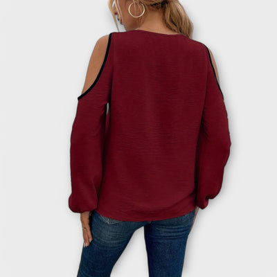 Cheryl™ - Bluse med firkantet udskæring