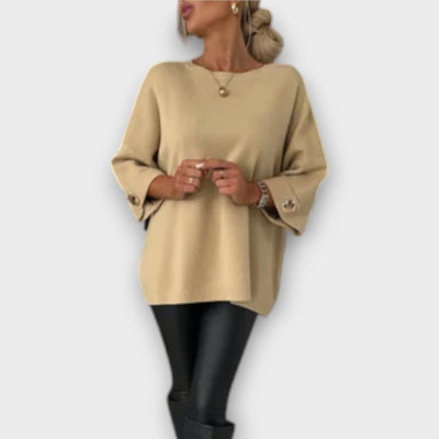 Ruby™ - Elegant strikbluse