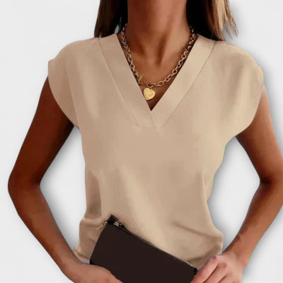 Vika™ - V-hals Sommerbluse