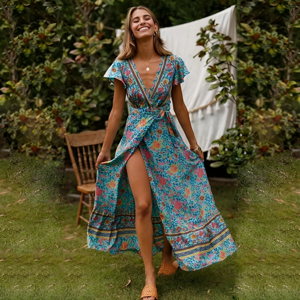 Anthonia™ – Sommerkjole med blomster