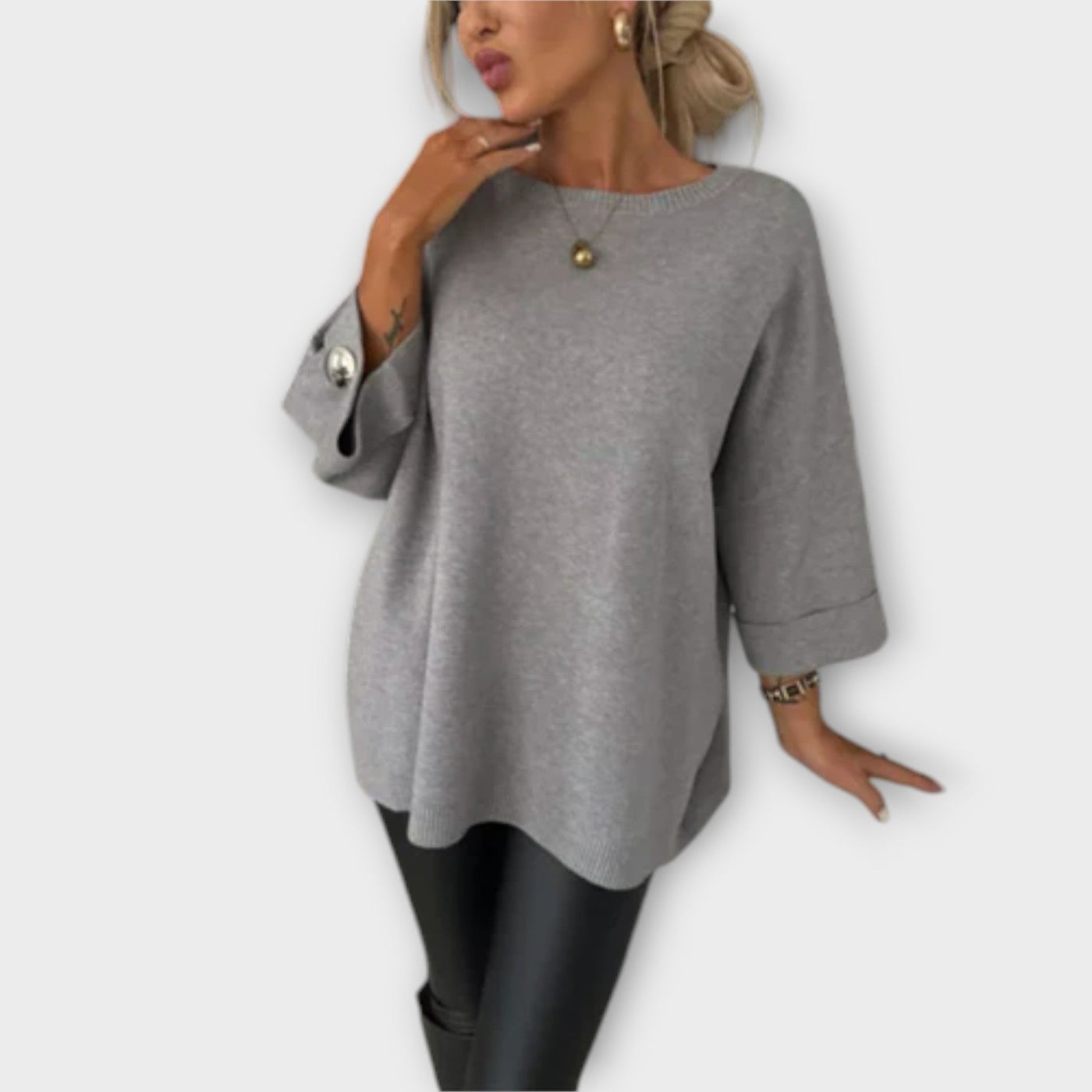 Ruby™ - Elegant strikbluse