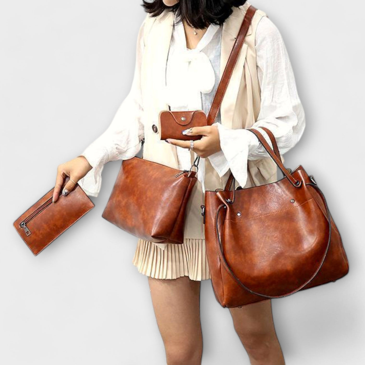 Aiza™ - Elegant vintage taske sæt