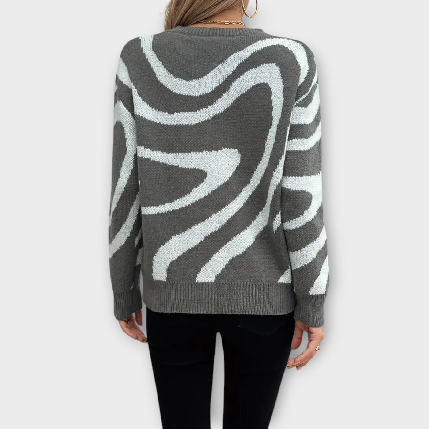 Alexa™ - Blød strikpullover til hverdagen