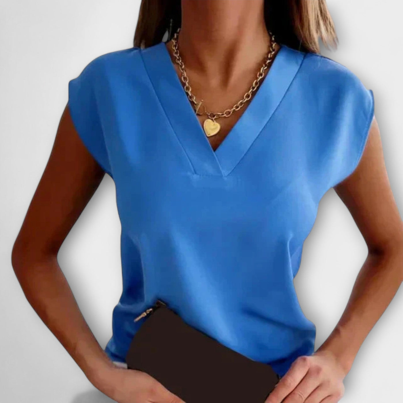 Vika™ - V-hals Sommerbluse