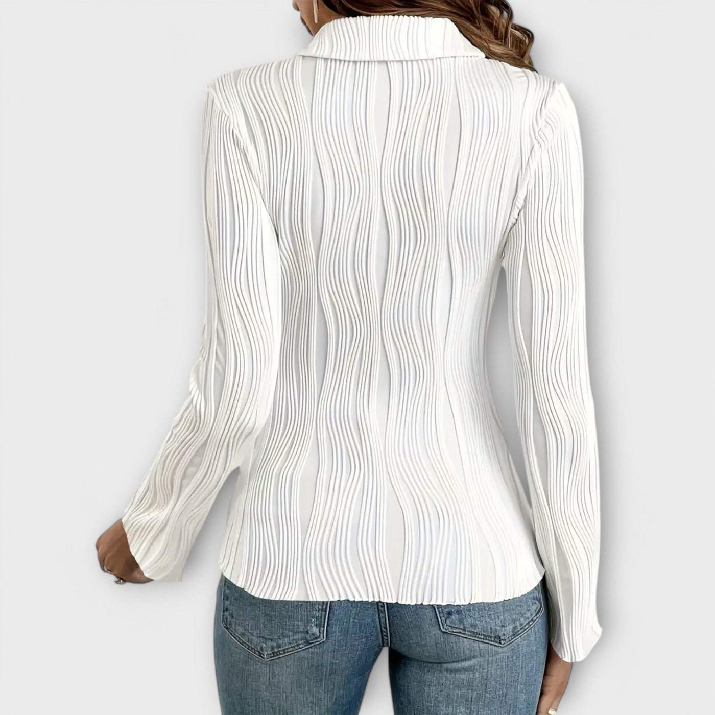 Nena™ - Langærmet Bluse