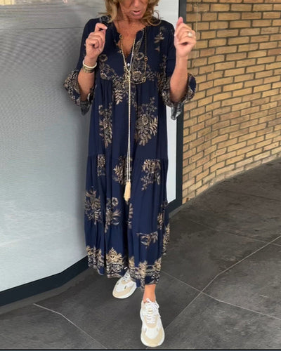 Leonore™– Løs Maxi Kjole
