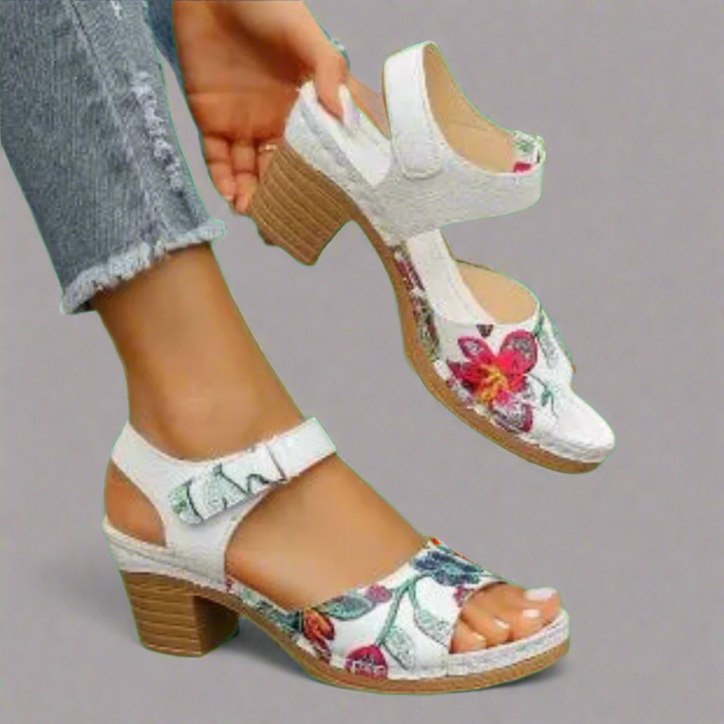 Jette™ - Stilfulde peep-toe sandaler