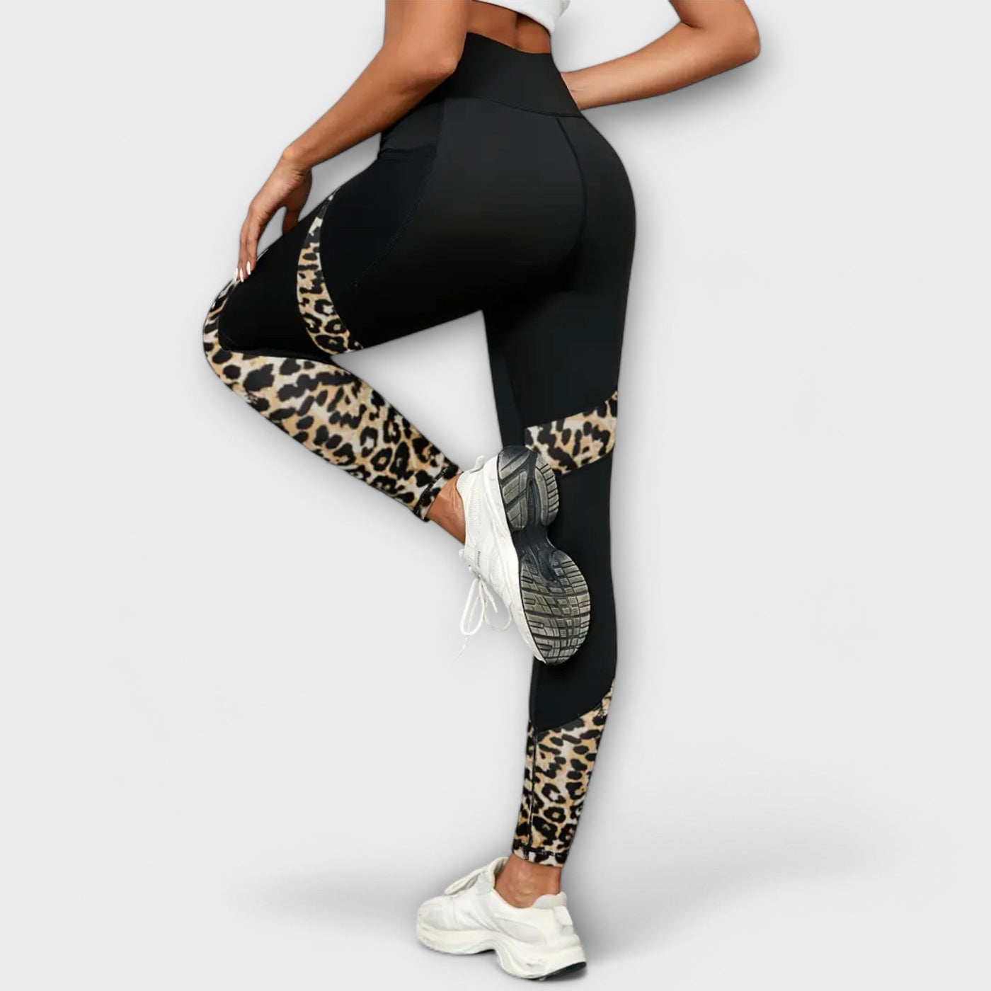 Marti™ - Høj talje og leopardmønster