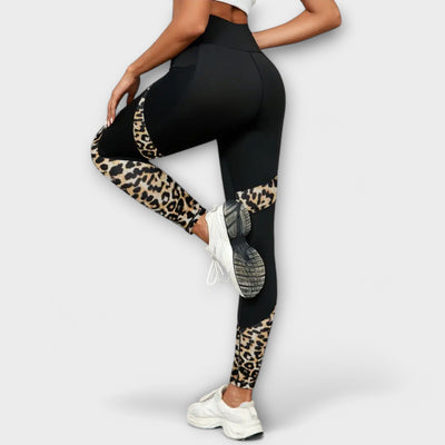 Marti™ - Høj talje og leopardmønster