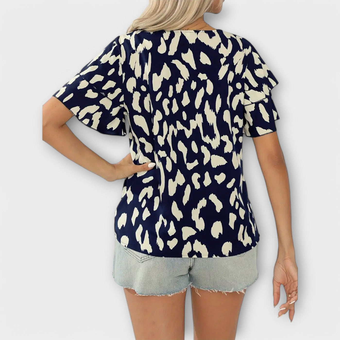 Olle™ - Lækkert bluse med rund hals