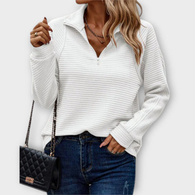 Kristie™ - Blød halfzip pullover