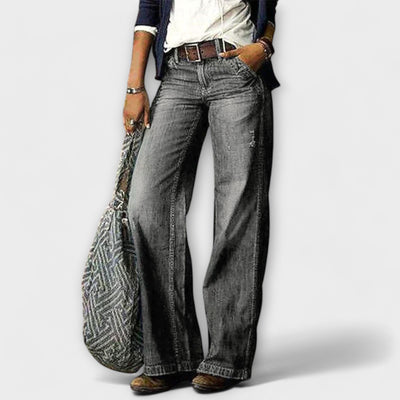 Delian™ - Bred ben denimbukser