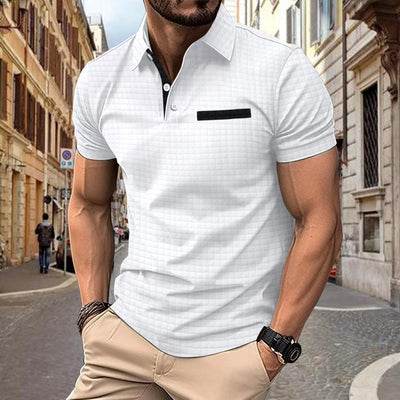 Arne™ - Struktureret poloshirt