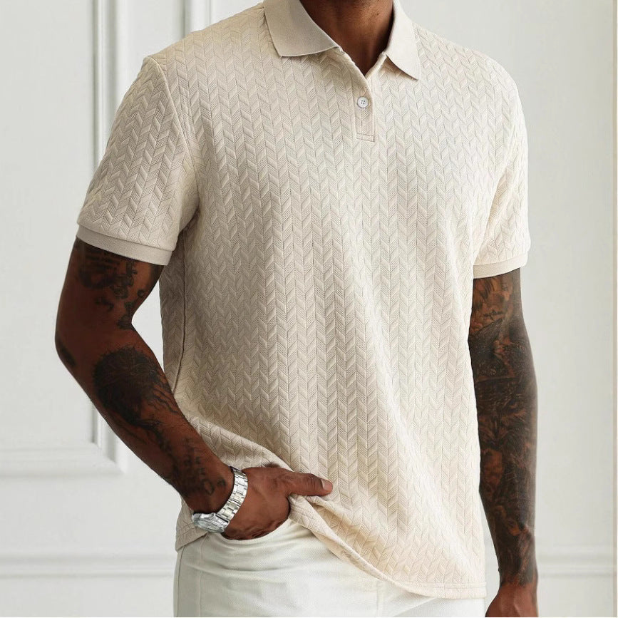 Esben™ - Struktureret poloshirt