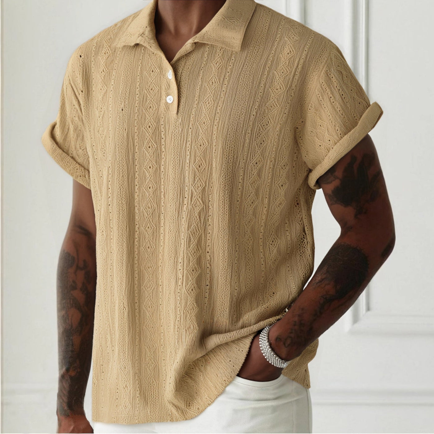 Patrick™ - Finstrikket polo