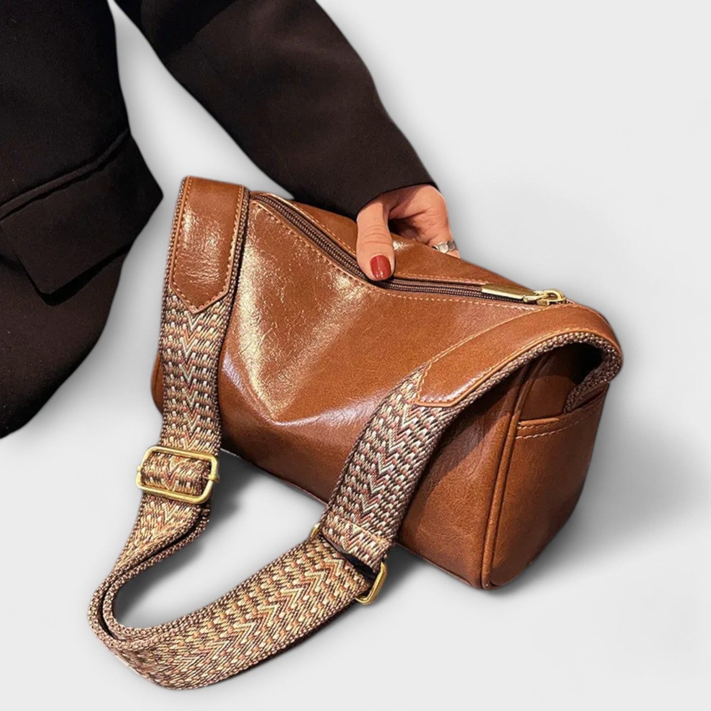 Virginia™ - Vintage crossbody-taske