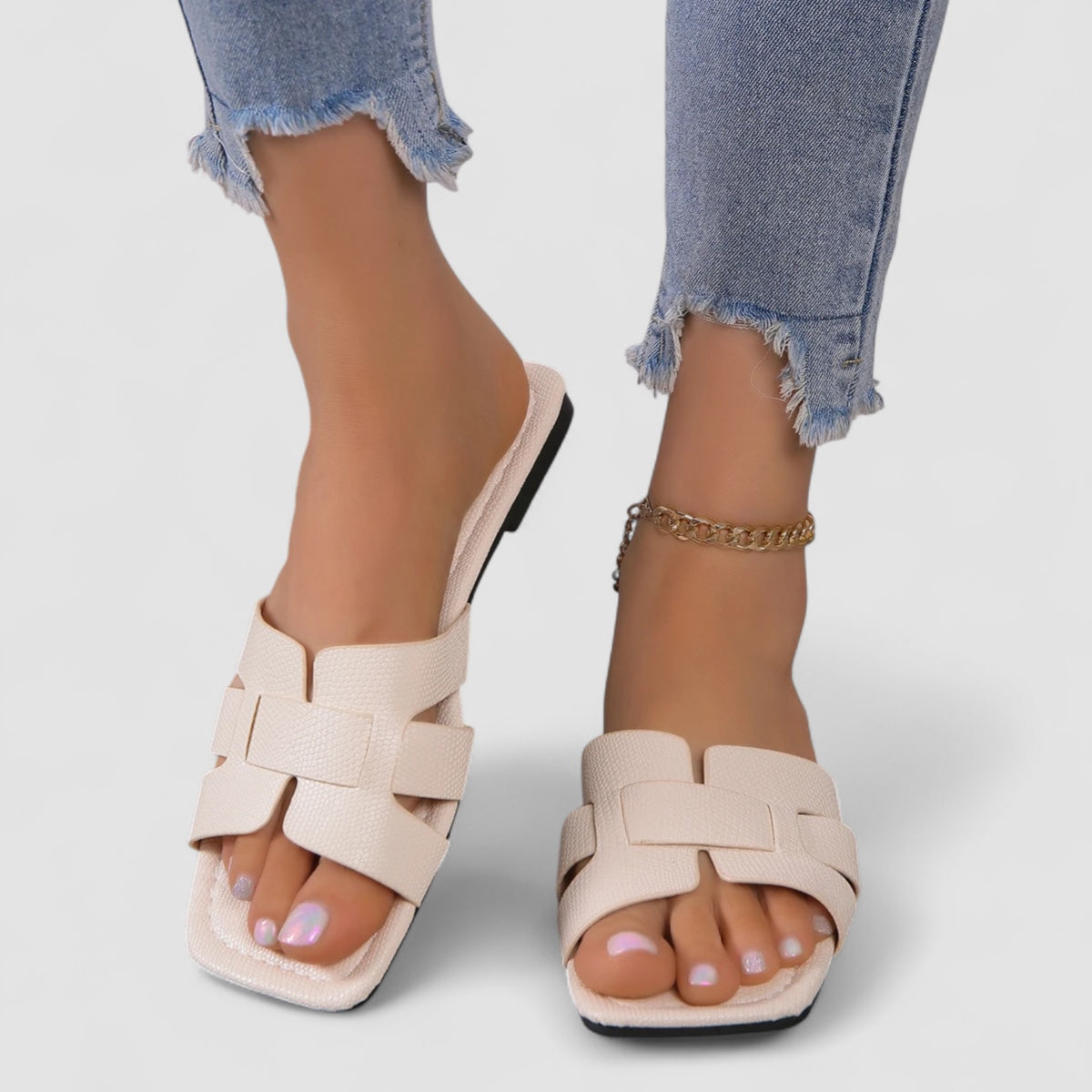 Hessy™ - Stilrene slip-ins med flettet design