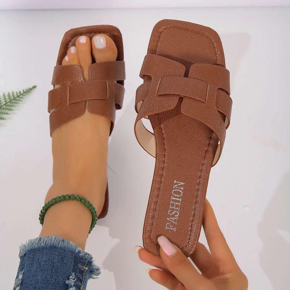 Hessy™ - Stilrene slip-ins med flettet design