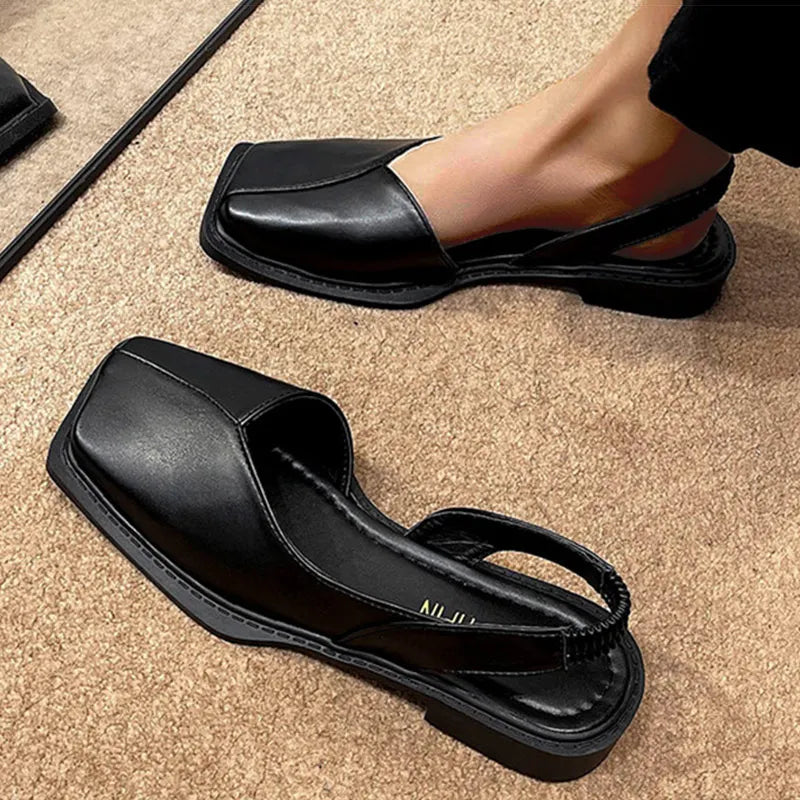 Norme™ - Elegante slingbacks sko