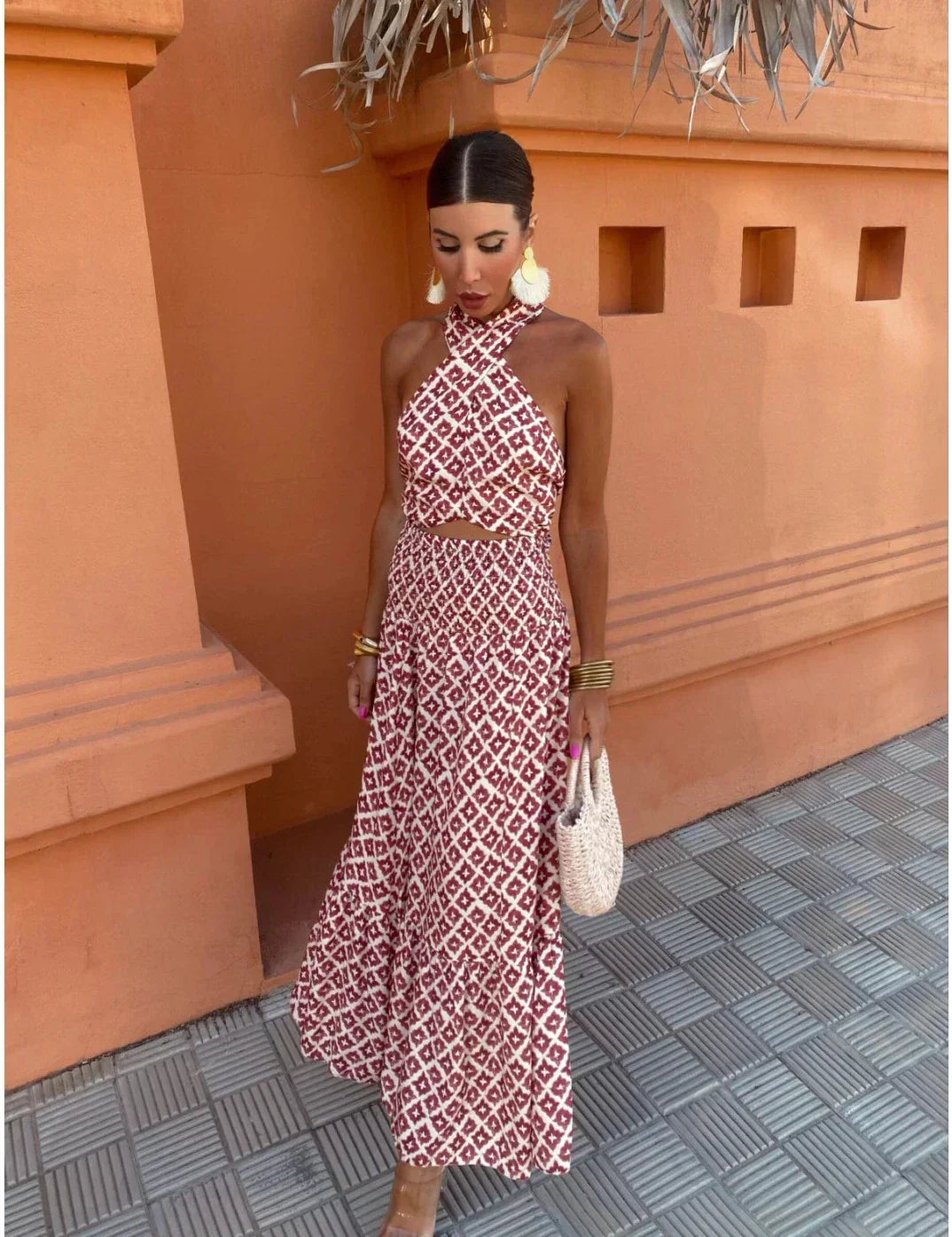 Lovise™ - Elegant midi kjole