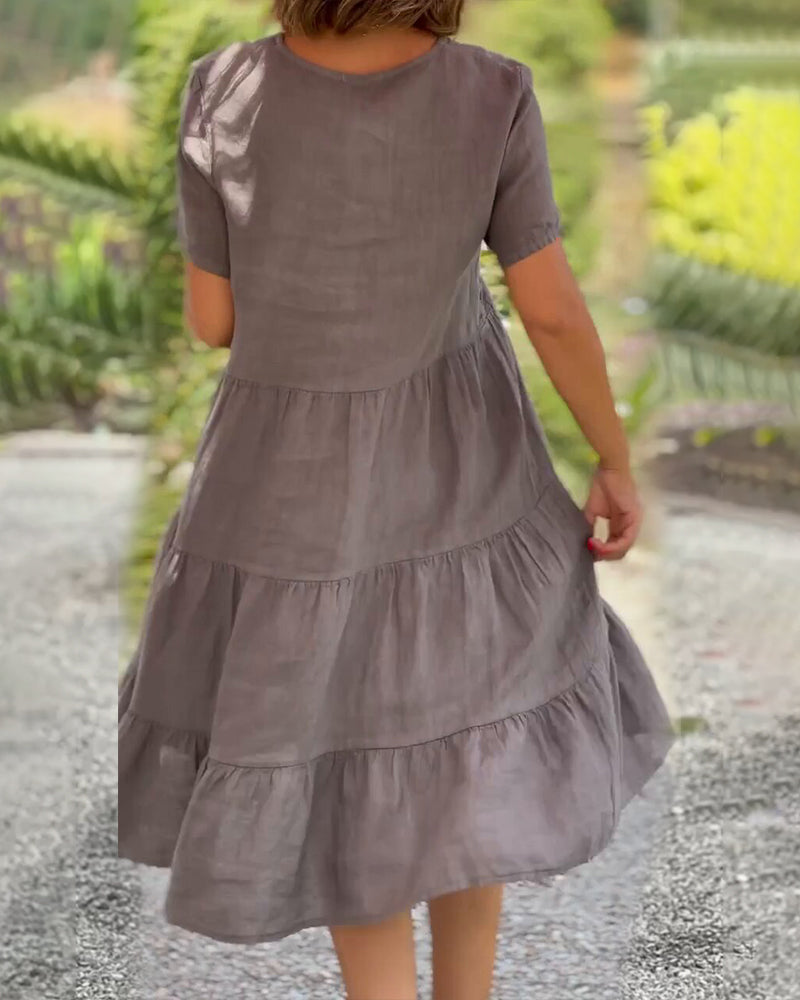 Hana™ – Casual midi kjole