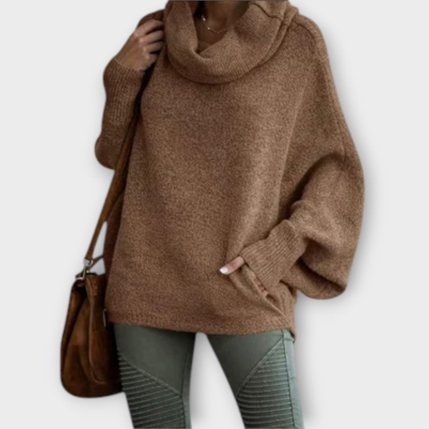 Jorra™ - Elegant sweater med skildpaddemønster
