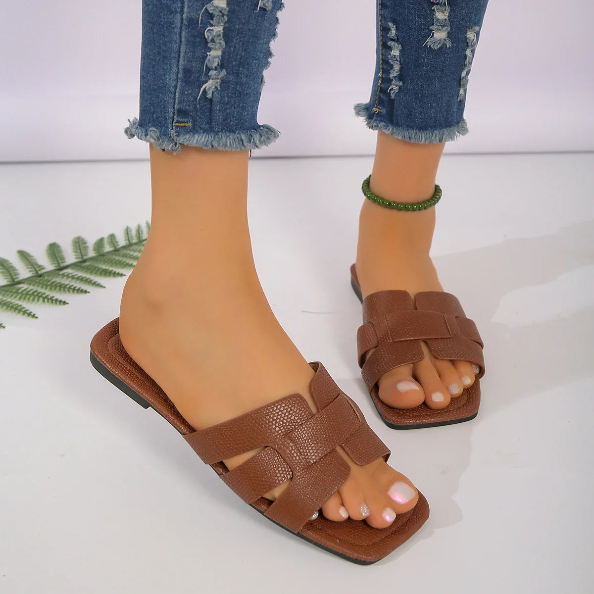 Hessy™ - Stilrene slip-ins med flettet design