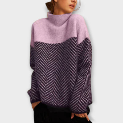 Roberta™ - Blød rullekravesweater