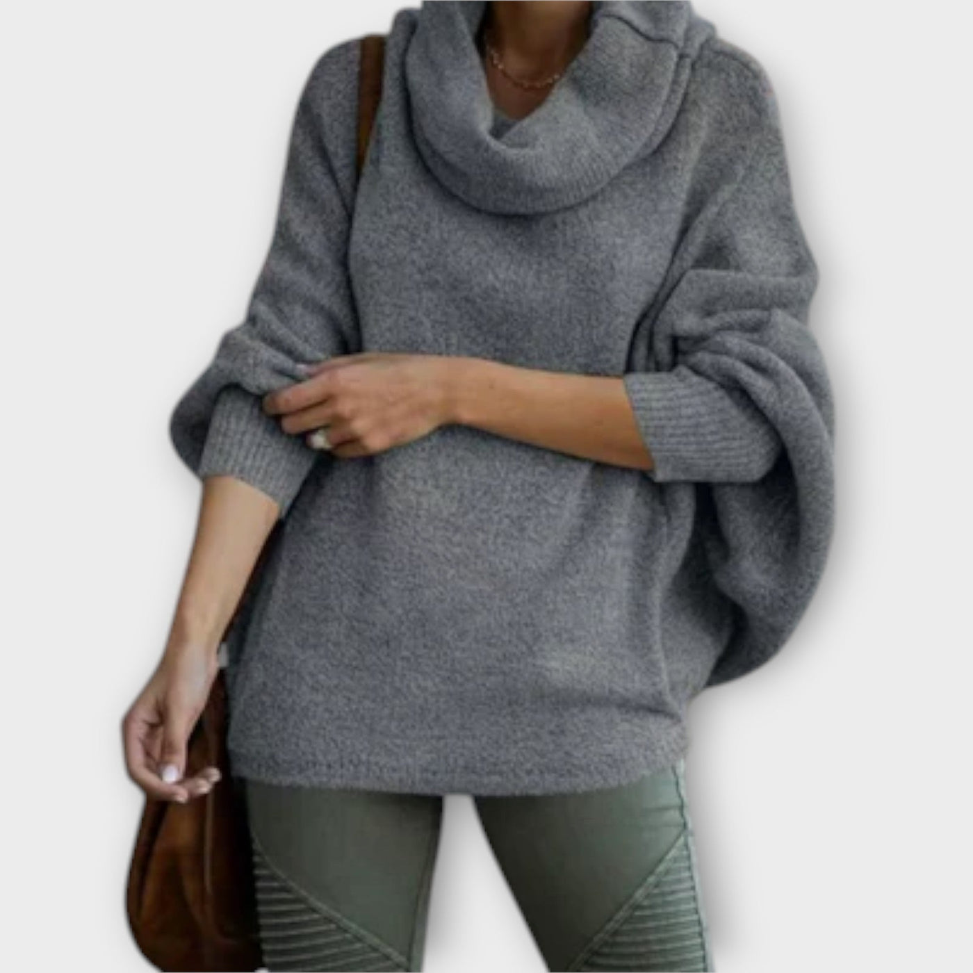 Jorra™ - Elegant sweater med skildpaddemønster