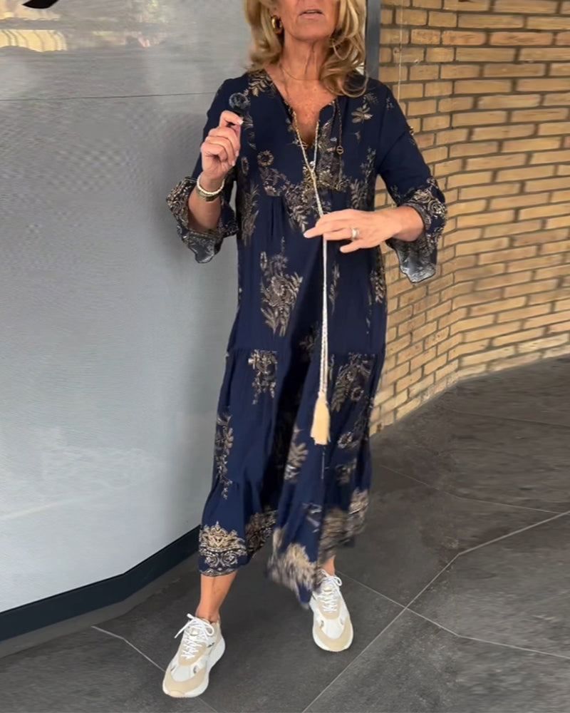 Leonore™– Løs Maxi Kjole