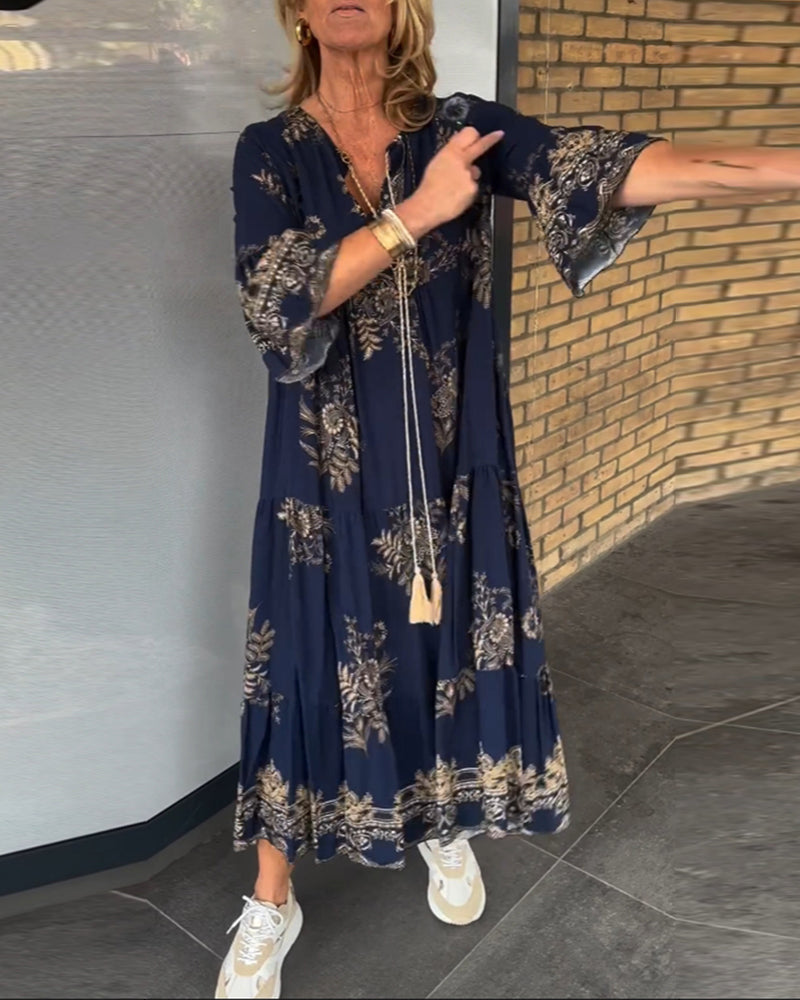 Leonore™– Løs Maxi Kjole