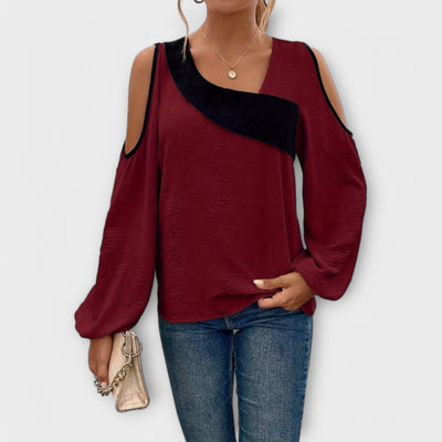 Cheryl™ - Bluse med firkantet udskæring