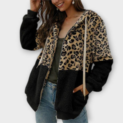 Mernelle™ - Blød fleecepullover med leoparddesign