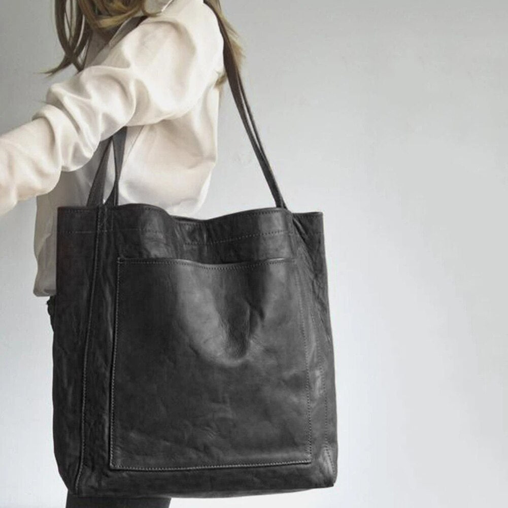 Cecilia™ - Læder Tote Taske