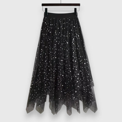 Ariana™ - Elegant nederdel med glitter