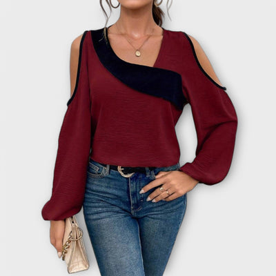 Cheryl™ - Bluse med firkantet udskæring