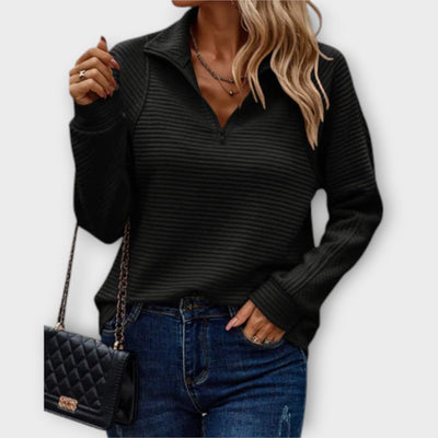 Kristie™ - Blød halfzip pullover