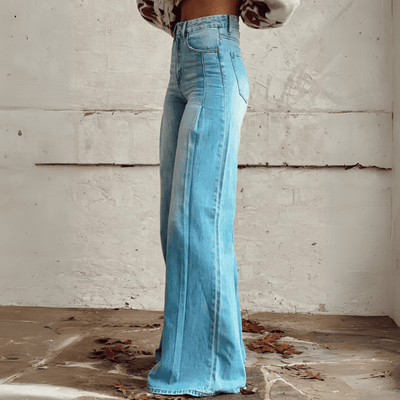 Simone™ - Bredbenede Jeans