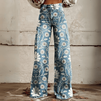 Simone™ - Bredbenede Jeans