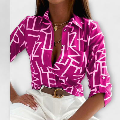 Hannea™ - Bluse med klassisk krave