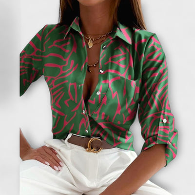 Hannea™ - Bluse med klassisk krave