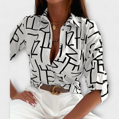 Hannea™ - Bluse med klassisk krave