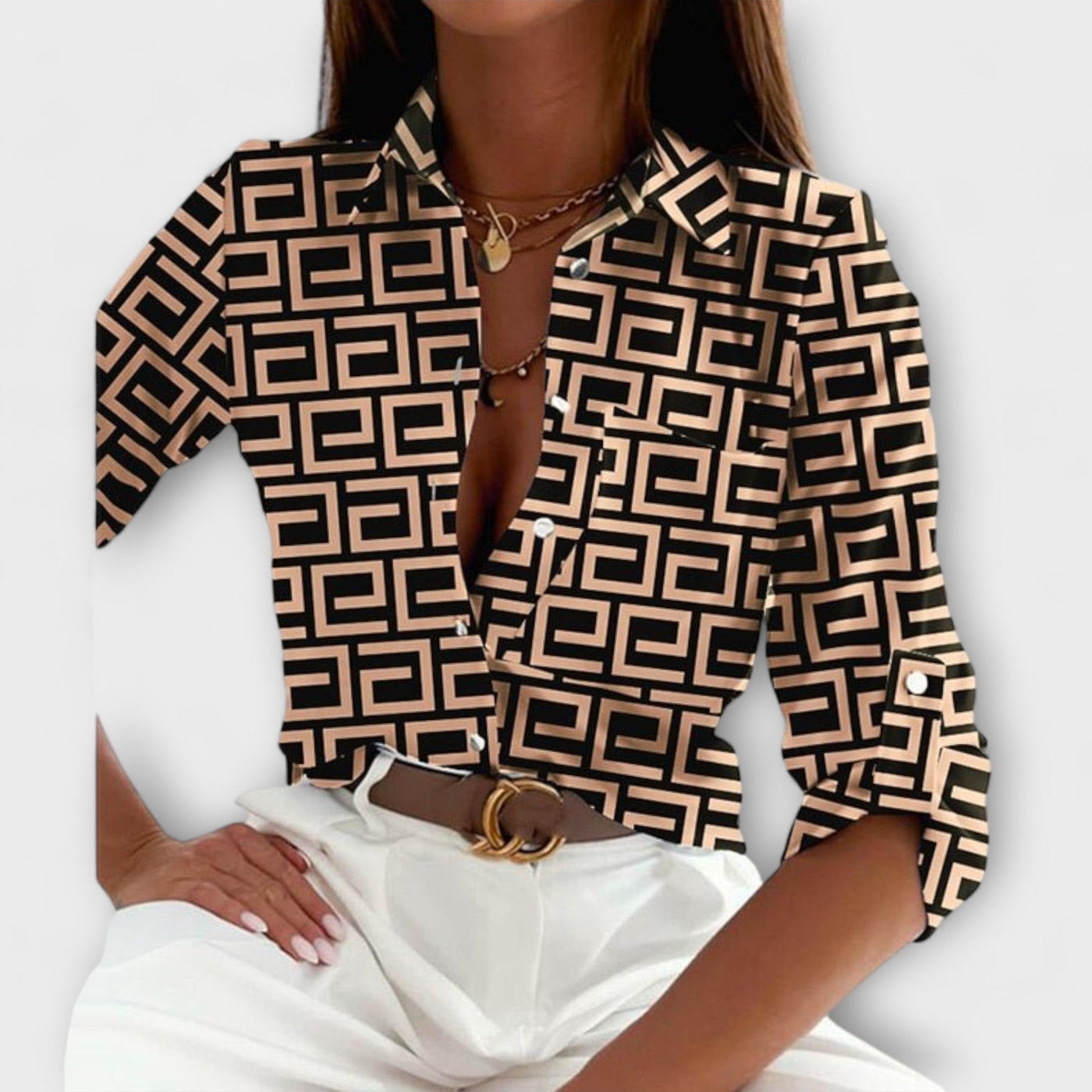 Hannea™ - Bluse med klassisk krave