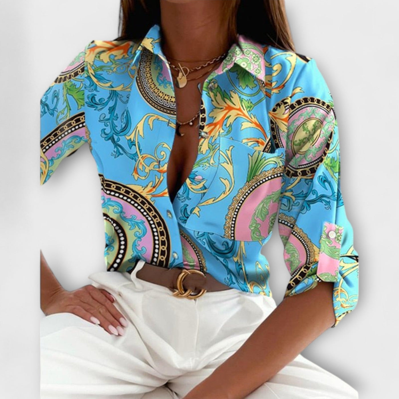 Hannea™ - Bluse med klassisk krave