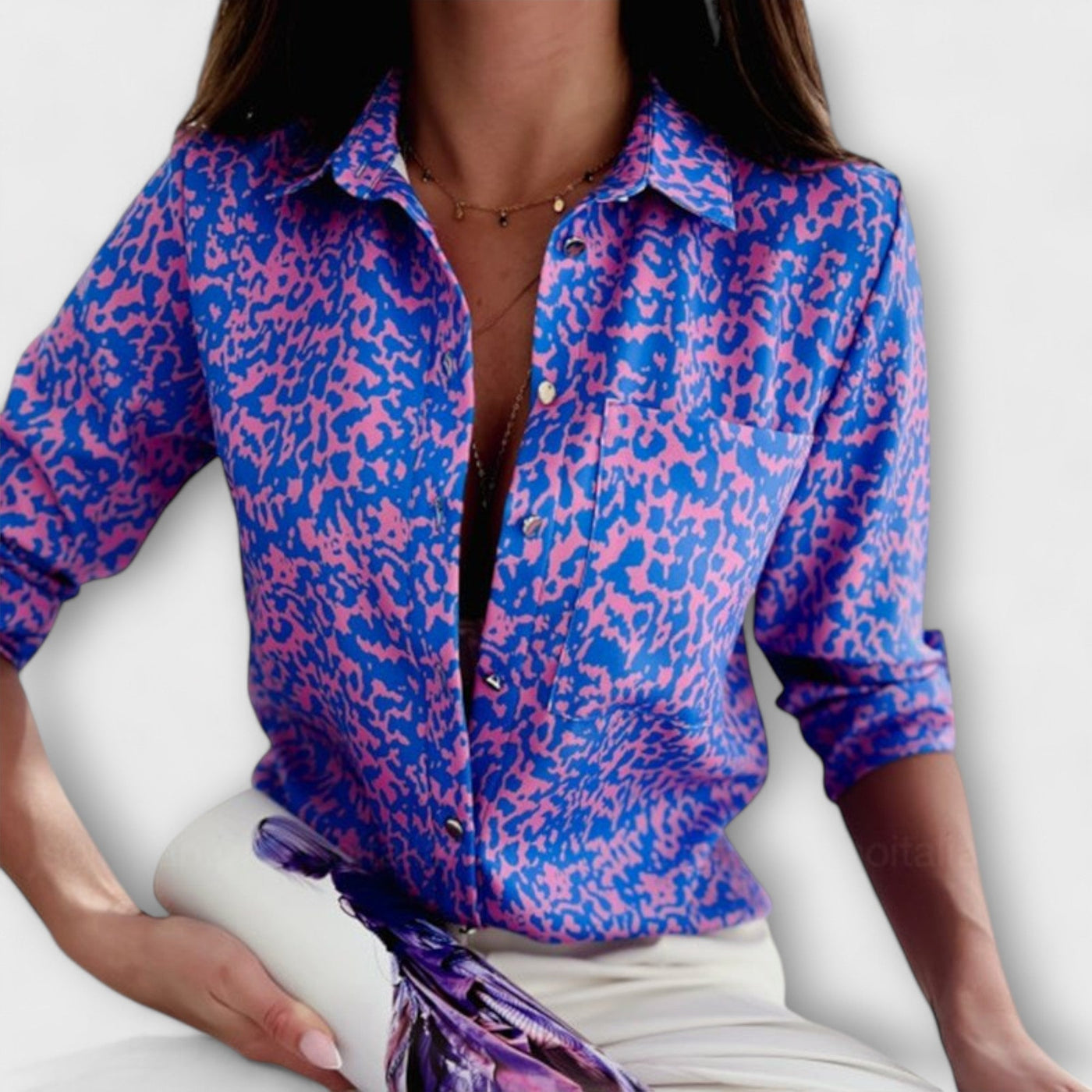 Hannea™ - Bluse med klassisk krave