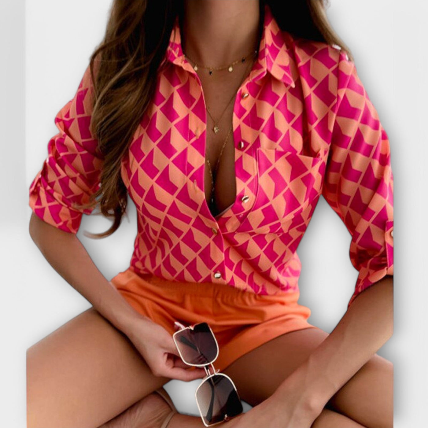 Hannea™ - Bluse med klassisk krave