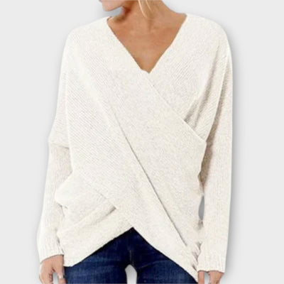 Aida™ - Elegant pullover med krydsdesign