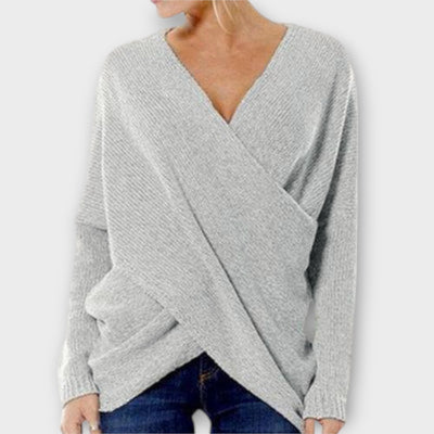 Aida™ - Elegant pullover med krydsdesign